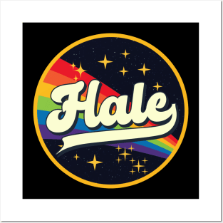 Hale // Rainbow In Space Vintage Style Posters and Art